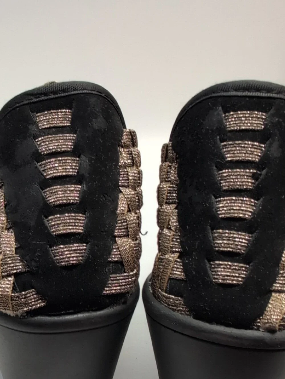 Steven By Steve Madden woven metallic